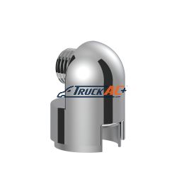 M30X3.5 Thread-On Gearshift Knob Chrome Mounting Adapter For Eaton Fuller Style 13/15/18 Speed - Horizontal - United Pacific 70779B