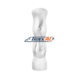 1/2"-13 Thread On Flame Gearshift Knob - Chrome - United Pacific 70566B