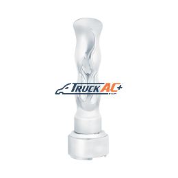 Thread-On Flame Gearshift Knob With Adapter For Eaton Fuller 9/10 Speed - Chrome - United Pacific 70568