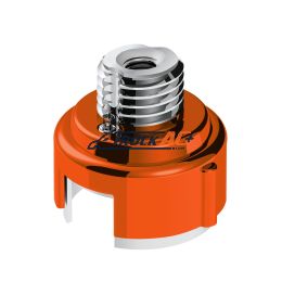 M30X3.5 Thread-On Gearshift Adapter W/LED Mount For Eaton-Fuller 13/15/18 Speed-Cadmium Orange - United Pacific 71051