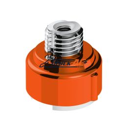 M30X3.5 Thread-On Gearshift Adapter W/LED Mount For Eaton-Fuller 9/10 Speed -Cadmium Orange - United Pacific 71061