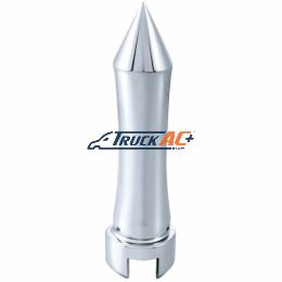 Talladega Style 13/15/18 Speed Spike Gearshift Knob - Chrome/Vertical - United Pacific 70628