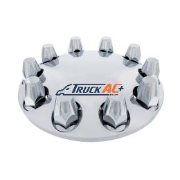 Moon Front Axle Cover With 33mm Thread-On Nut Cover - Chrome - United Pacific 10253