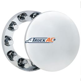 Moon Front Axle Cover With 33mm Thread-On Low Profile Nut Cover - Chrome - United Pacific 10727