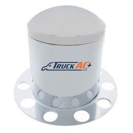 Chrome Dome Rear Axle Cover 3PC Kit For 1-1/2" Nut Cover - Steel Wheel - United Pacific 10212