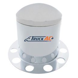 Chrome Dome Rear Axle Cover 3PC Kit For 1-1/2" Nut Cover - Aluminum Wheel - United Pacific 10213