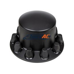 Dome Rear Axle Cover With 33mm Standard Thread-On Nut Covers - Matte Black - United Pacific 10335