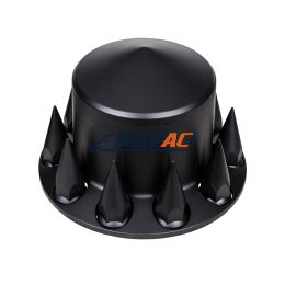 Pointed Rear Axle Cover With 33mm Spike Thread-On Nut Covers - Matte Black - United Pacific 10337