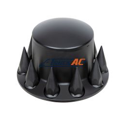 Dome Rear Axle Cover With 33mm Spike Thread-On Nut Covers - Matte Black - United Pacific 10342
