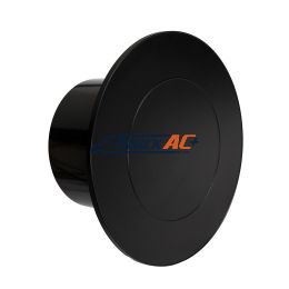 Flat Aero Rear Axle Cover Kit - Matte Black - United Pacific 10360