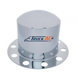 Stainless Dome Rear Axle Cover 2PC Kit For 33mm Nut Cover - Steel/Aluminum Wheel - United Pacific 21223