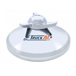 8" Chrome Cover With 3 Bar Spinner For UP Rear Axle Cover - Left Swing Bars - United Pacific 10269B