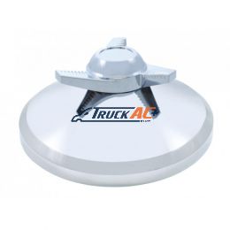 8" Chrome Cover With 3 Bar Spinner For UP Rear Axle Cover - Right Swing Bars - United Pacific 10270B