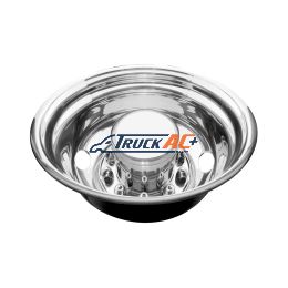 24-1/2" O.D. Stainless Rear Wheel Simulator Set - 2 Vent Hole, Stud Piloted - United Pacific 20303