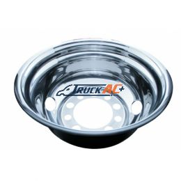 24-1/2" OD Stainless Rear Wheel Cover Only - 2 Vent Hole, Stud Piloted - United Pacific 20356