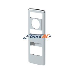 A66-09199-001 Chrome Door Switch Cover With Power Windows/Mirrors For 2018-2025 Freightliner Cascadia - Driver - United Pacific 42446