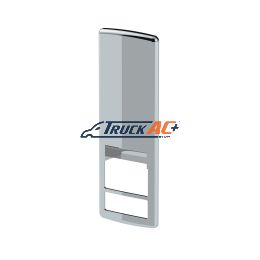 A66-09200-001 Chrome Door Switch Cover With Power Windows/Door Locks For 2018-2025 Freightliner Cascadia - Passenger - United Pacific 42447