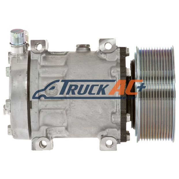 OEM Sanden A/C Compressor - Sanden 4678, Truck Air 03-0806, MEI 54678