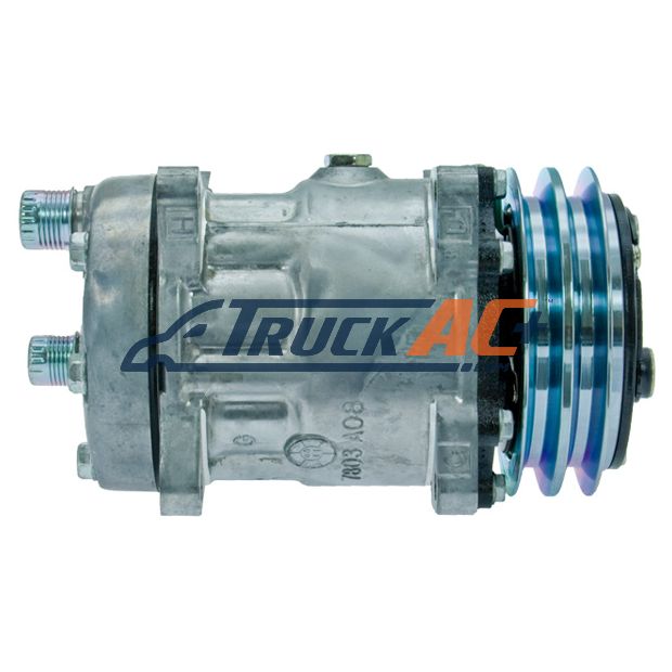OEM Sanden A/C Compressor - Sanden 4742, Truck Air 03-3727, MEI 5749