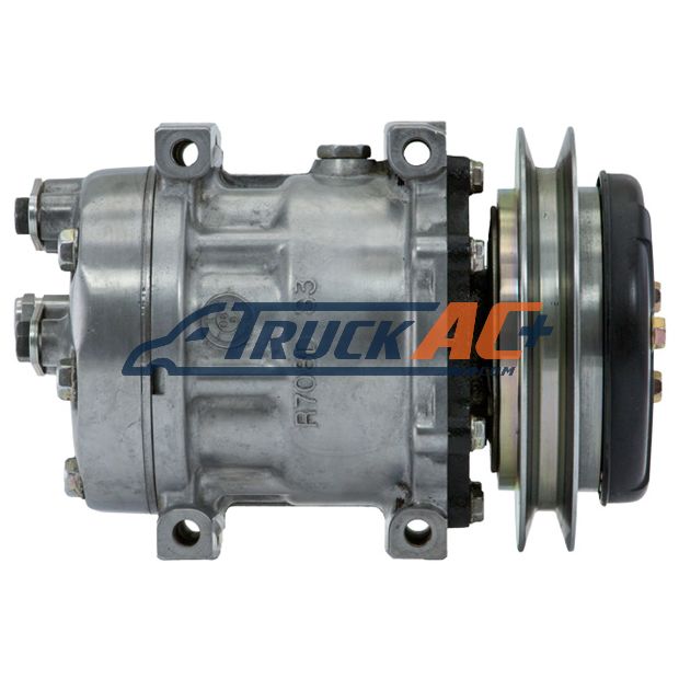 OEM Sanden A/C Compressor - Sanden 7351, Truck Air 03-3532, MEI 57351