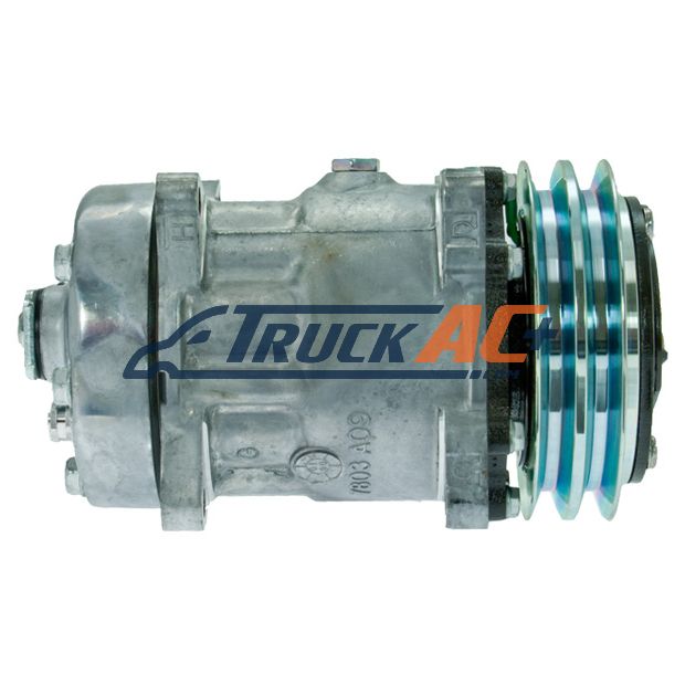 OEM Sanden A/C Compressor - Sanden 4435, Truck Air 03-3719, MEI 5191