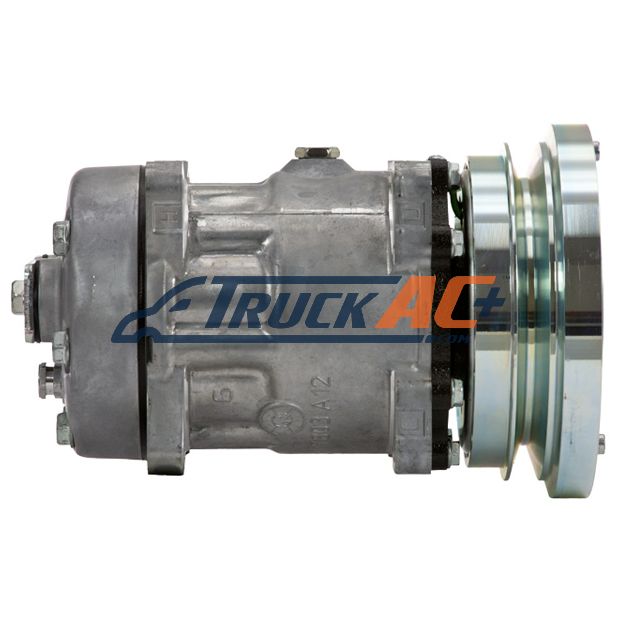 OEM Sanden A/C Compressor - Sanden 4877, Truck Air 03-3713, MEI 5193