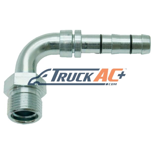 OEM Aeroquip A/C Fitting - Eaton Aeroquip FJ3056-02-0808S, Truck Air 08-5952E, MEI 4475EZ