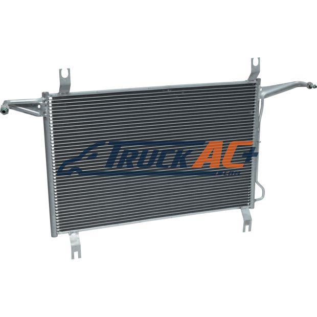 Ford Style A/C Condenser - Ford F4TZ-19712D, F6TZ-19712BA, YJ-383, Truck Air 04-2444, MEI 6176