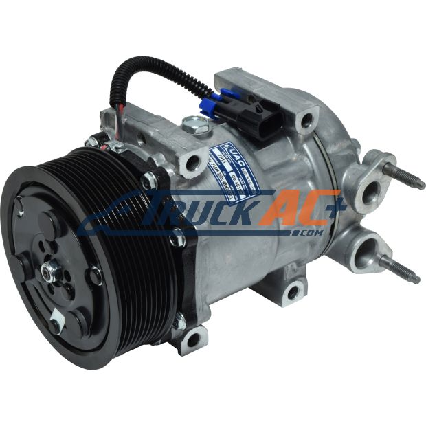 Sanden Style A/C Compressor - Sanden 4018, Truck Air 03-0807, MEI 54018
