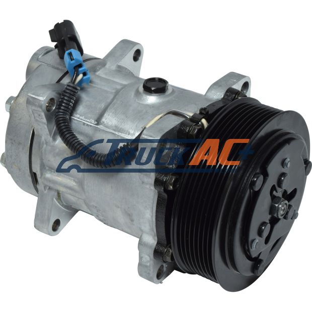 Sanden Style  A/C Compressor - Sanden 4490, 4716, Truck Air 03-1600, MEI 5383