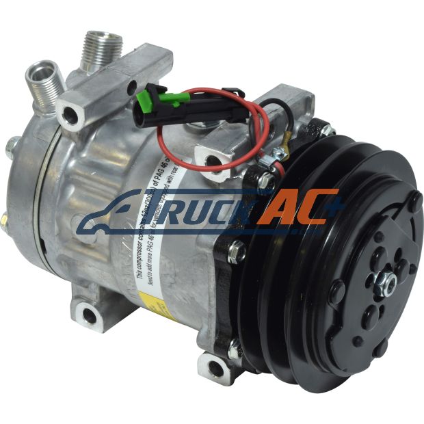 Sanden Style A/C Compressor - Sanden 4626, 4780, Truck Air 03-3416, MEI 5726