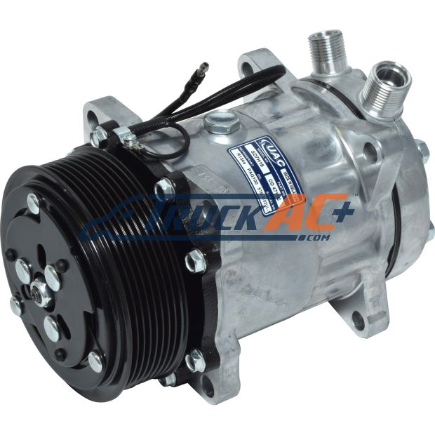 Sanden Style A/C Compressor - Sanden 4711, 8103, Truck Air 03-3784, MEI 5706