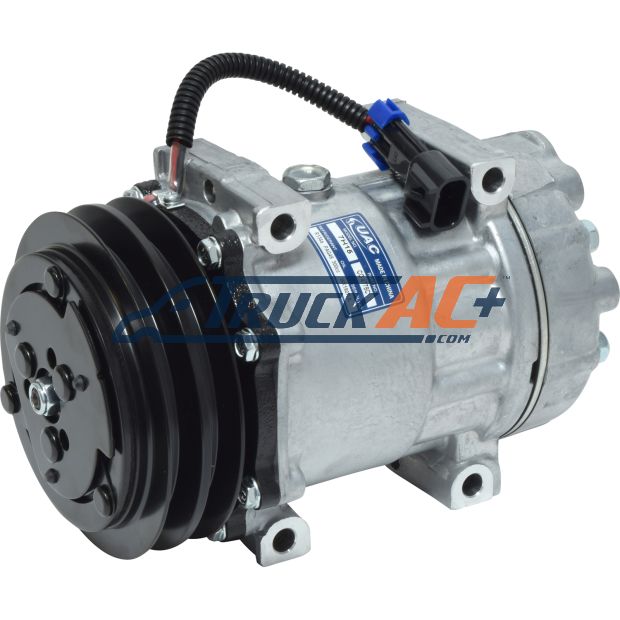 Sanden Style A/C Compressor - Sanden 4715, 4778, 4890, Truck Air 03-1603, MEI 5382