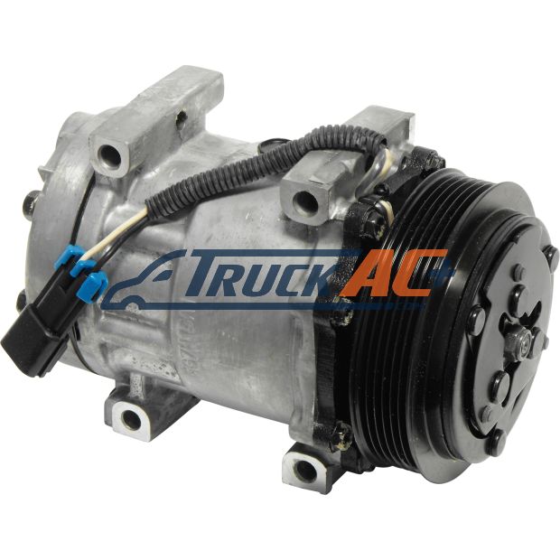Sanden Style A/C Compressor - Sanden 4430, 4473, 4819, Truck Air 03-0610, MEI 5334