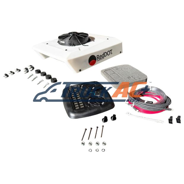 Red Dot Electric Rooftop A/C Unit - Red Dot E-6100-0-12P, Truck Air 50-9718E | Image 4