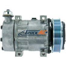 OEM Sanden A/C Compressor - Sanden 4039, 4424, 4731, Kenworth, Peterbilt F69-6002-121, Truck Air 03-1401, MEI 5362