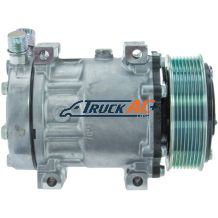 OEM Sanden A/C Compressor - Sanden 4822, Truck Air 03-0803, MEI 5349
