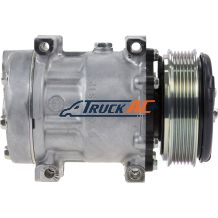 OEM Sanden A/C Compressor - Sanden 8244, Truck Air 03-3842, MEI 58244