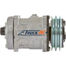 OEM Sanden A/C Compressor - Sanden 4744, Truck Air 03-3728, MEI 5392
