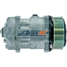 OEM Sanden A/C Compressor - Sanden 4451, 4864, Truck Air 03-3708, MEI 5182