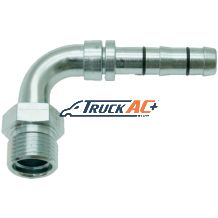 OEM Aeroquip A/C Fitting - Eaton Aeroquip FJ3056-02-0808S, Truck Air 08-5952E, MEI 4475EZ