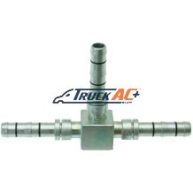 OEM Aeroquip A/C Fitting - Eaton Aeroquip FJ3066-0808S, Truck Air 08-3018E, MEI 4486EZ