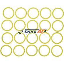 Yellow O-ring 20pk - Volvo 20443765 - Truck Air 16-4284, MEI 0135