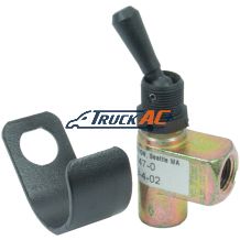 Red Dot Air Control Switch - Toggle w/Guard - Red Dot 72R0500, RD-5-4747-0P, Truck Air 19-2609, MEI 2021