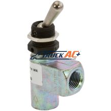 Red Dot Air Control Switch - Toggle (Chrome) - Red Dot 72R0220, RD-5-3827-2P, Truck Air 19-2600, MEI 2020