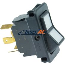 Peterbilt A/C On/Off Switch - Peterbilt CCH33P1, Bergstrom 650622, Kysor 2117004, Truck Air 11-1416, MEI 1118