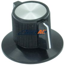 Red Dot Rotary Switch Knob - 1/4" Shaft Screw Type - Red Dot 71R4050, RD-4181-0P, Truck Air 18-2660, MEI 1272