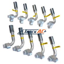 Arctic Off-Road By Red Dot Polaris Ranger UTV Low Profile A/C Compressor Fittings - Red Dot U-1036-0P