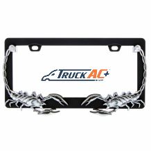 Scorpion License Plate Frame - Chrome - United Pacific 50034
