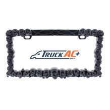 Skull License Plate Frame - Black - United Pacific 50116